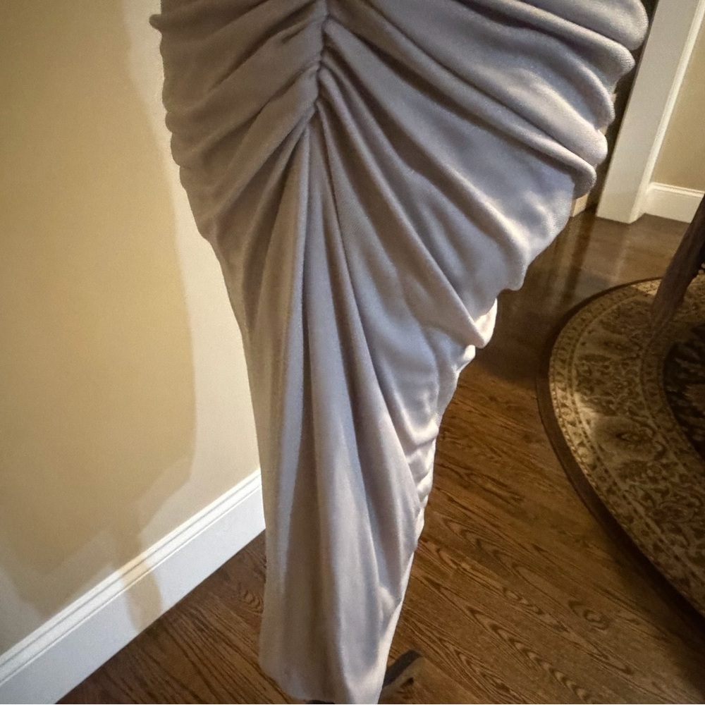 Classy Karen Millen Women's Dress in Greige - Picture 3 of 6